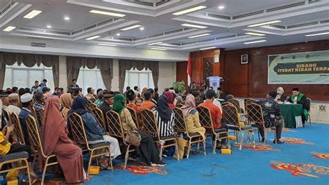 Pengadilan Agama Bontang Gelar Sidang Istbat Nikah Terpadu Youtube