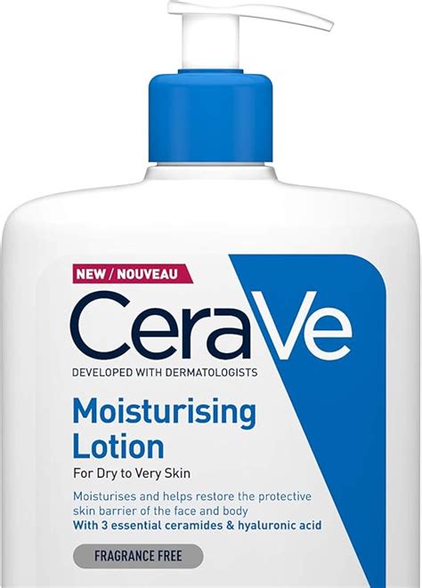 CeraVe Loción Hidratante 473ml Loción hidratante para rostro y cuerpo