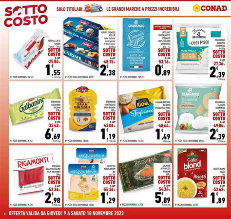 Sottocosto Conad In Anteprima Il Volantino Dal Novembre E Dove