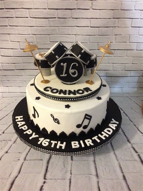 Drum Set Cake Drum Birthday Cakes Drum Cake Music Cakes