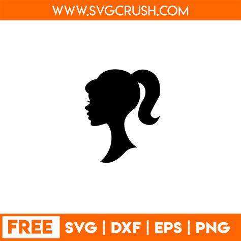 Free Barbie Doll SVG Cut Files DXF PNG EPS Format Available Free