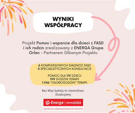 Energa Wspiera Terapi Dzieci Z Fasd Sukces Projektu Fundacja