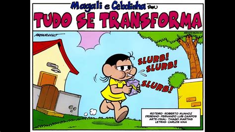 Magali Cebolinha Em Tudo Se Transforma Gibis Do Rapha