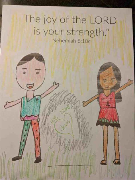 Joy Of The Lord Is Your Strength” Coloring Page From Nehemiah 810