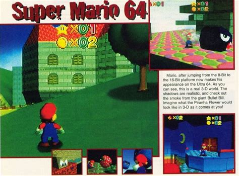 Extremely Extremely Early Super Mario 64 Beta Screens Super Mario