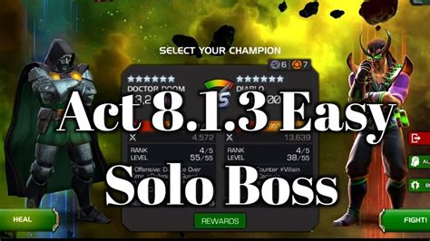 Mcoc Act 813 Easy Solo Boss Mcoc Act 813 Diablo Boss Mcoc Act 813 Easy Boss