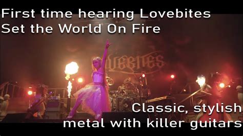 Lovebites Set The World On Fire First Listen And Reaction YouTube