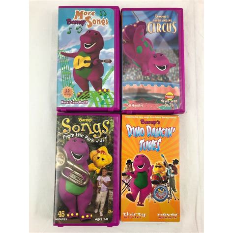 BARNEY More Barney SONGS VHS Tape SHOW Never Seen On TV, 46% OFF