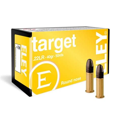 Eley Target 40 Gr Round Nose 22 Lr Ammunition 500 Rounds Palmetto State Armory