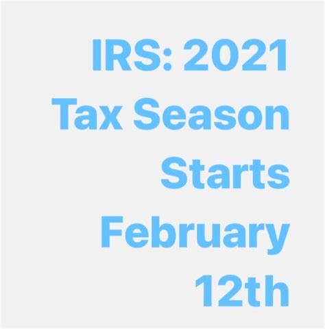 Irs Announces Tax Season Starts February 12th 2021 — International Cpa Of Miami