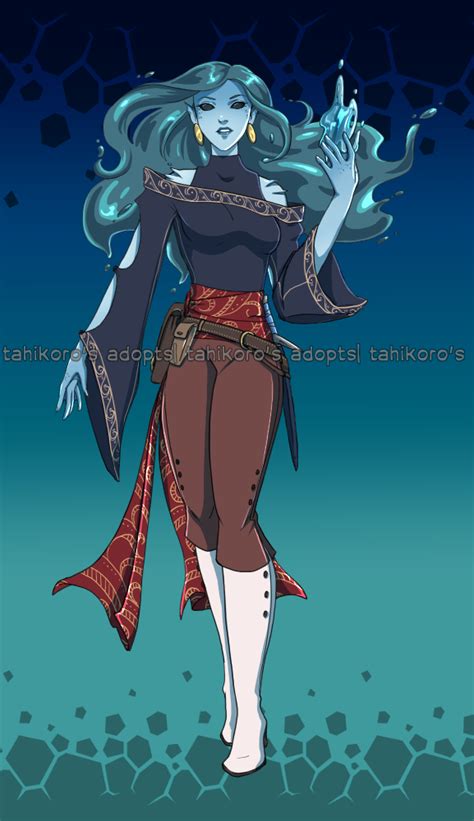 DnD adopt: Genasi of water [CLOSED] by Tahikoro on DeviantArt