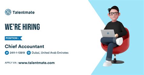 Chief Accountant Jobs In Dubai United Arab Emirates