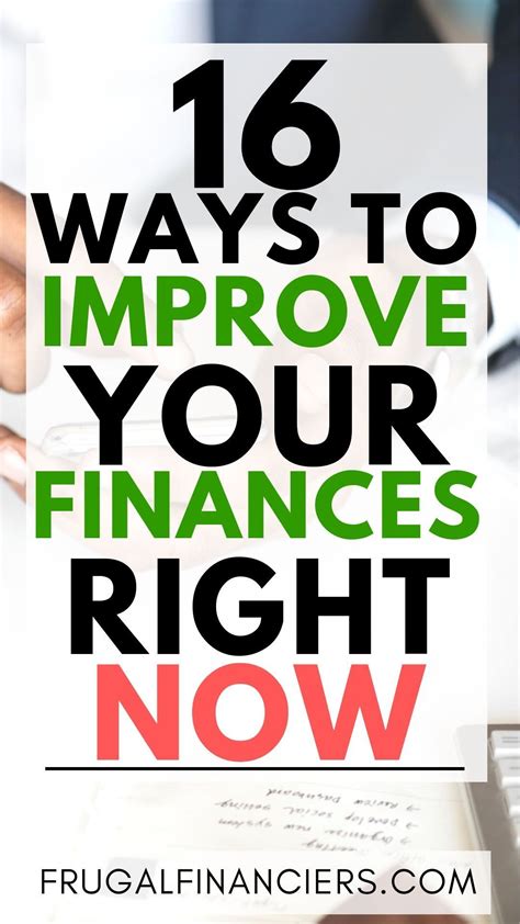 Improve Your Financial Situation Today