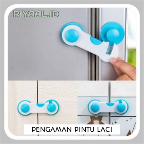 Jual RIYAALID Safety Lock Baby Alat Kunci Pengait Pengaman Pintu Laci