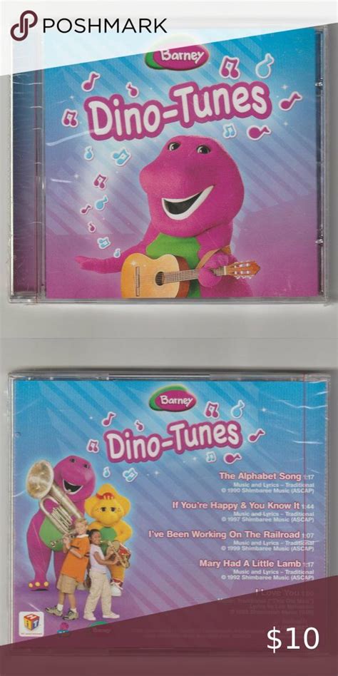 Barney Dino Tunes Cd Barney And Friends Dinosaur Hit