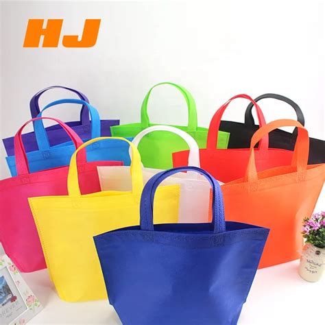 Promotional Eco Friendly Recycled Handled Non Woven Shopping Bag With