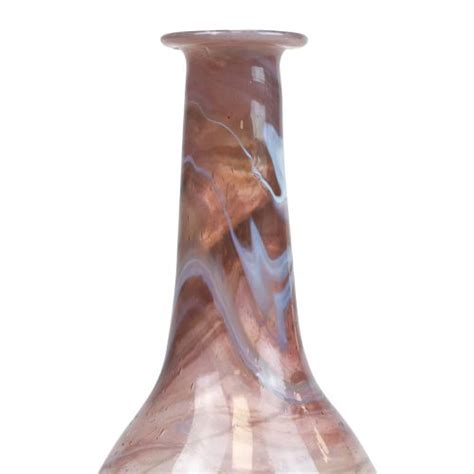 Floristik24 de Mini Vase Glas Glasvase Blumenvase Lila Ø7 5cm H15cm