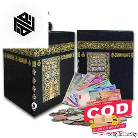 COD Celengan Miniatur Ka Bah PLUS BOX Tabungan Haji Umroh