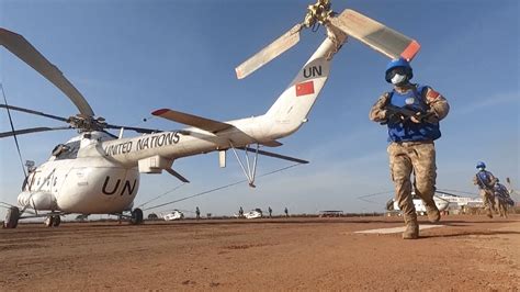 Chinese Peacekeepers Hold Defensive Drills At Un Base In Sudan As