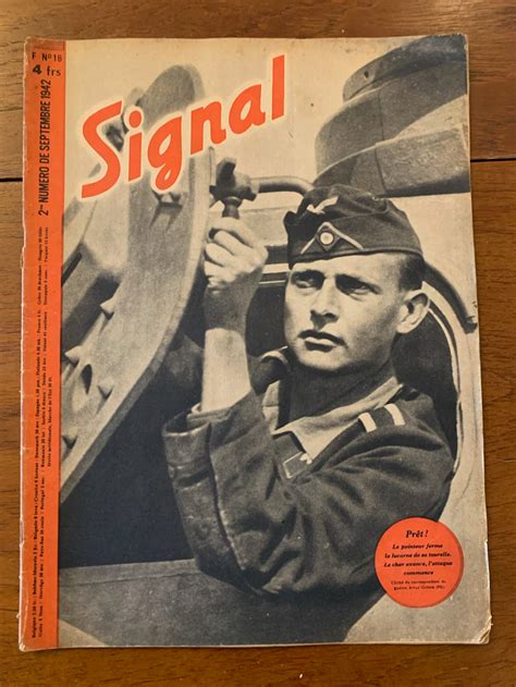 Original German Army Ww2 Propaganda Signal Magazine September 1942