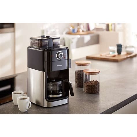 Cafetiera PHILIPS Grind Brew HD7769 00 1 2l 1000W 12 Cesti Negru