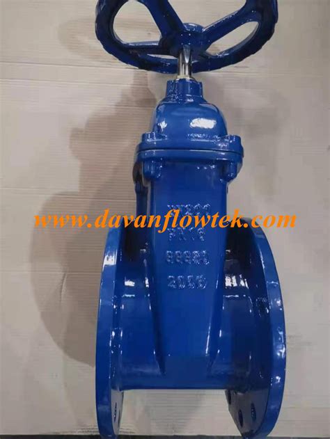 Wras DN100 Pn16 DIN Standard Resilient Seat Handwheel Operated Ductile