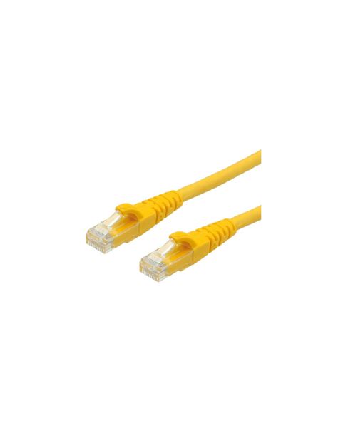 Kabel Ethernet ROLINE PatchCord UTP Kat 6 3m LSOH Żółty Patchcord pl