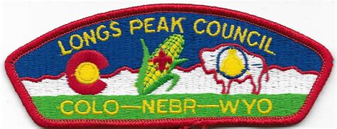 Longs Peak Council Strip S 4a Plastic Back CSP SAP Boy Scouts Of