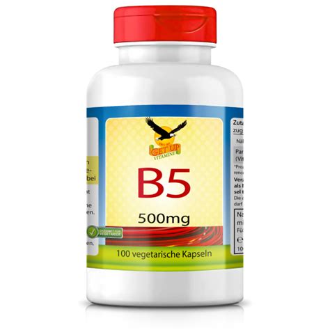 Vitamin B Pantothens Ure Mg Kapseln Kaufen