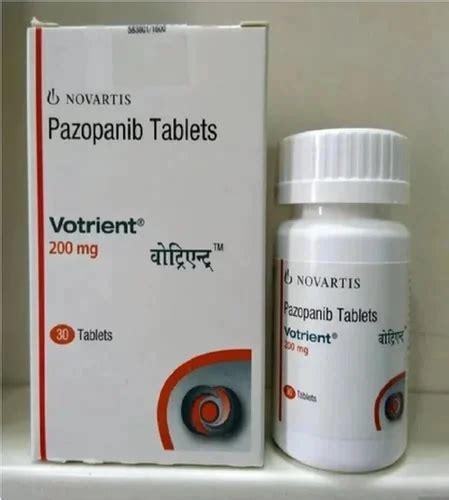 Votrient Mg Pazopanib Tablets At Rs Bottle Pharmaceutical