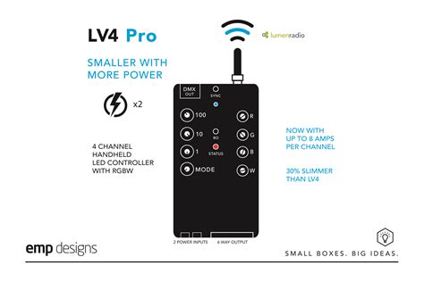 Handheld Lighting Controllers Emp Designs