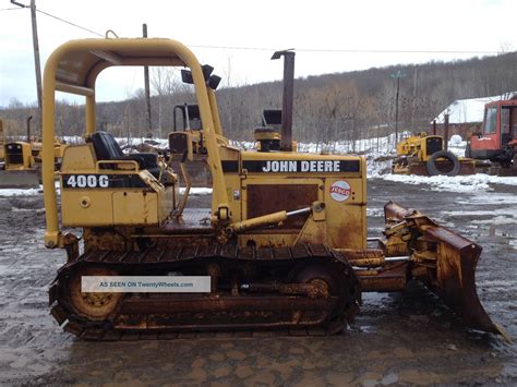 Rare John Deere 400g Crawler Dozer Bulldozer One Owner