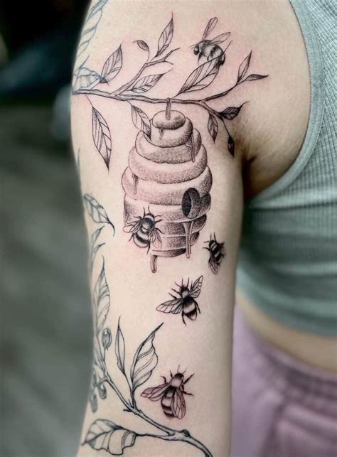 50 Bee Tattoo Ideas A Guide To Symbolism And Style