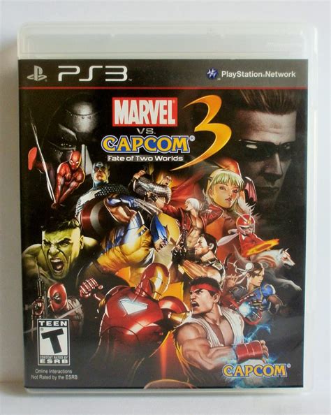 Jogo Ps3 Marvel Vs Capcom 3 Fate Of Two Worlds Usado R 84 90 Em