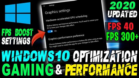 How To Optimize Windows For Gaming Performance In The