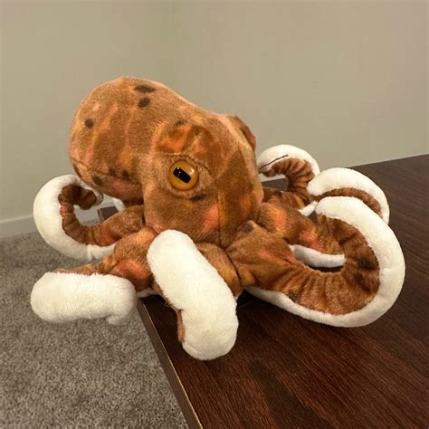 Mini Realistic Octopus Plush Stuffed Animal Toy 8 Adopt An Octo