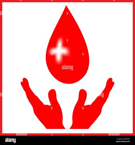 Blood donation symbol hi-res stock photography and images - Alamy