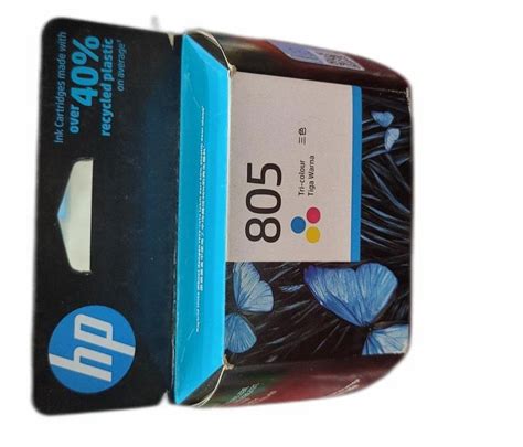 HP 805 Tri Color Ink Cartridge Size 100 94 X 116 26 X 36 46 Mm At Rs