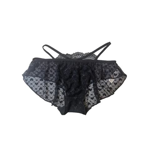 Ruiyi Sexy Thong Panties Women Bandage Hollow Out Lace Panties For