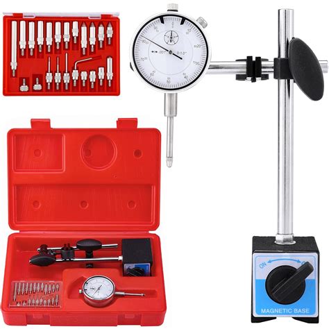 Mornajina Dial Indicator With Magnetic Base Tester Gage Dial