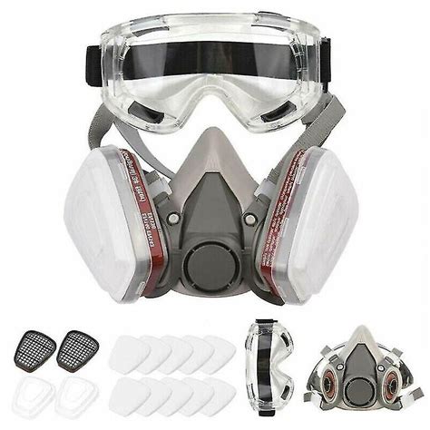 Respirateur réutilisable demi masque 6200 masque à gaz protection