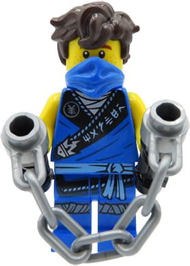 LEGO Ninjago Legacy Minifigure Ninja Jay Rebooted Nunchucks Extra