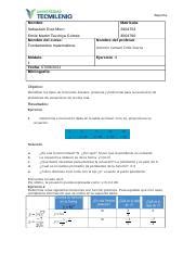 ejercicio 3 de fundamentos mate docx Reporte Nombre Matrícula