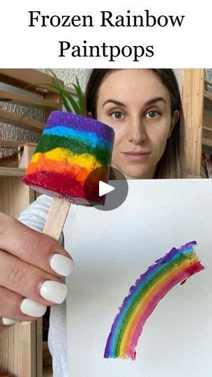 71K Views 74 Reactions FROZEN RAINBOW PAINTPOPS