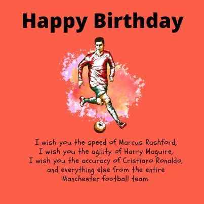 Birthday Wishes And Cards For A Manchester Fan In 2022 Birthday