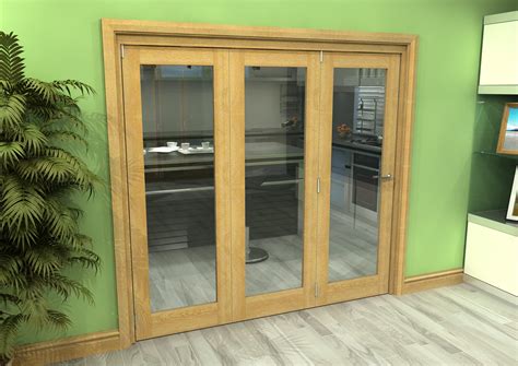 X X Mm Ft Door Oak P Roomfold Grande Clear Internal