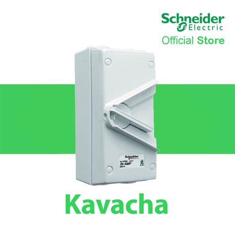 Schneider Kavacha Weather Proof Isolator Switch IP66 1P 20A Shopee