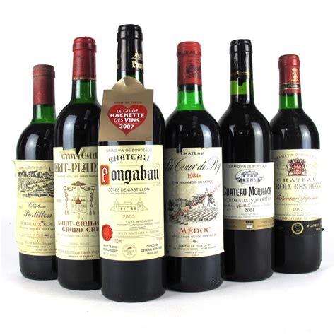 Assorted Bordeaux Red Wines 6x75cl | Wine Auctioneer