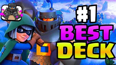 New Best Mega Knight Deck To Win Any Games In Clash Royale Youtube