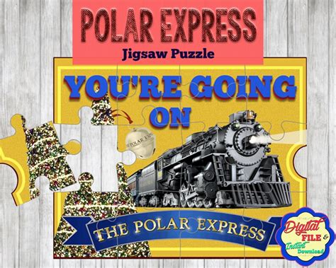 Polar Express Jigsaw Puzzle Reveal Youre Going On The Polar Express